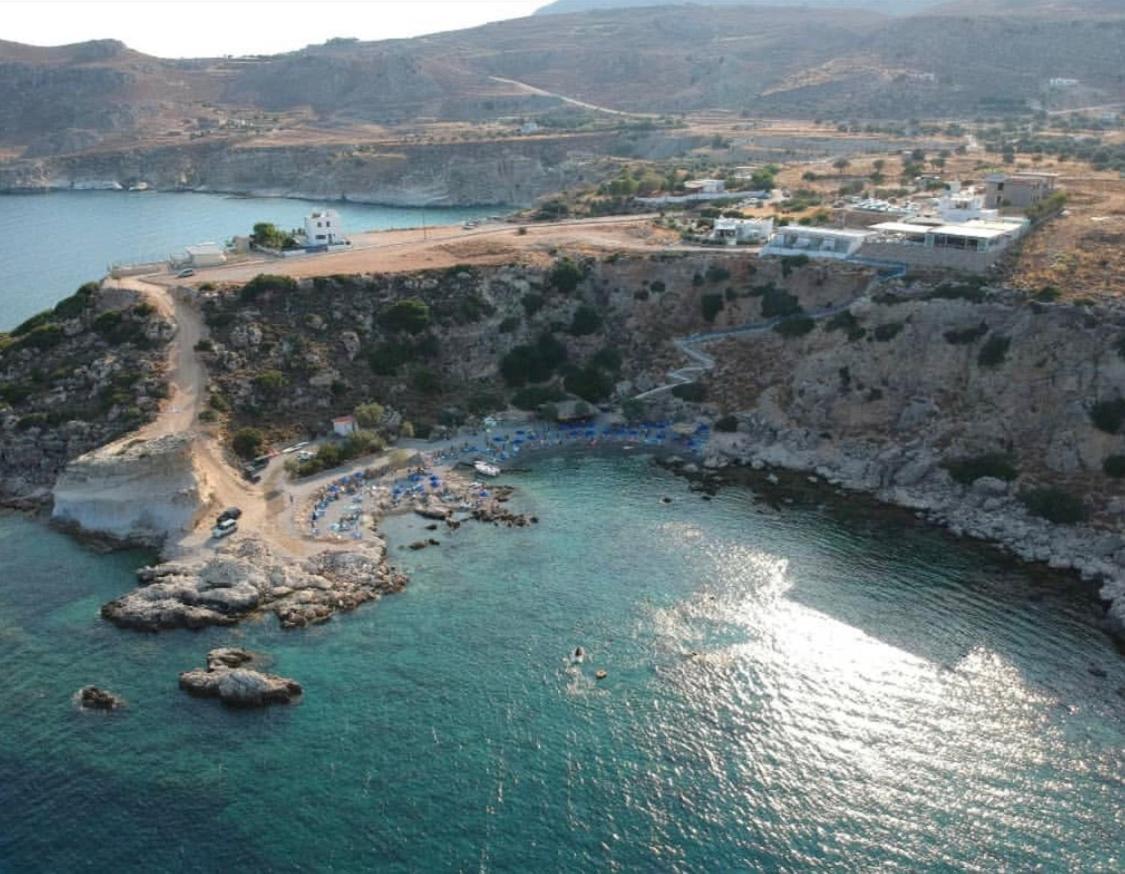 Grande Blue Suites With Private Bay Архангелос Экстерьер фото